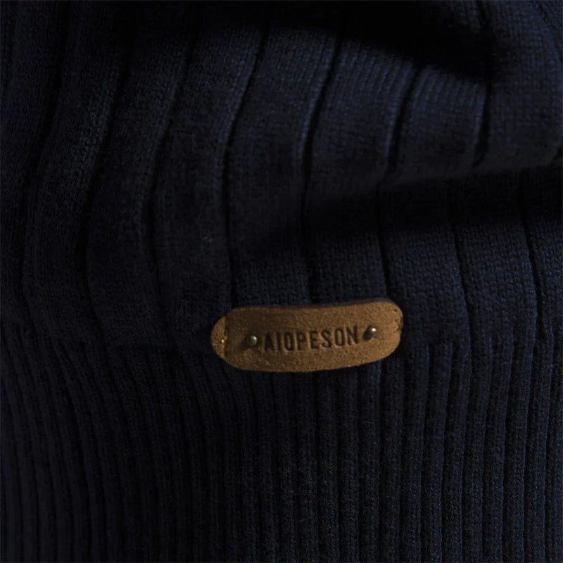 Arthur - Modern Knitted Zip Sweater