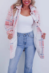 Madeleine | Plaid Polar Fleece Jacket