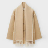 Leonie | Fringed Scarf Jacket