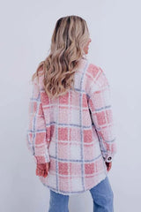 Madeleine | Plaid Polar Fleece Jacket