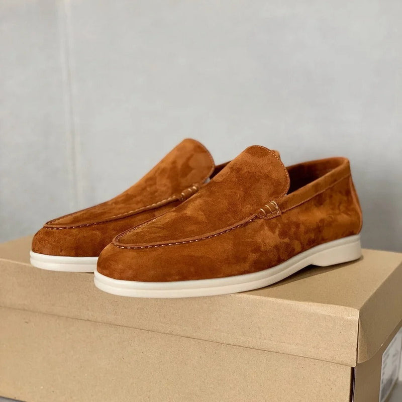 Dave™ - Men's suede leather loafers